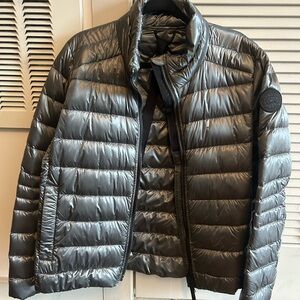 Canada Goose Metallic Gray Puffer Jacket
